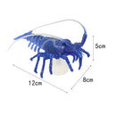 1xAquarium Decor Ornament Artificial Lobsters for Home   Tank Decor Blue