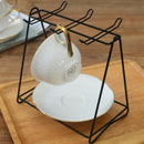 1X(Stainless Steel Coffee Cup Holder Hanging Partition Cup Holder Innovativ