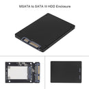 mSATA SSD to 2.5" SATA Hard Disk 7mm HDD Enclosure Case Converter Adapter
