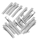 50x Flat Hair Clips Prongs Alligator Teeth Clips DIY Hair Accessories 56mm