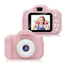 Kids Mini HD Digital Camera 2 inch Cute Photo Video Camera Toys Gift (Pink) A