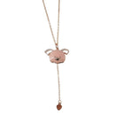 Stretchable Small Flying Pig Necklace Female Cute Moving Zodiac Pig Ear Boo R1A2