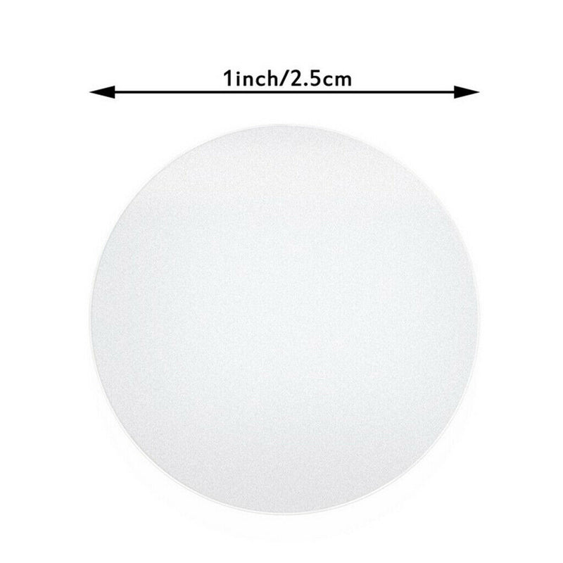 1 Roll of 500pcs Round Blank Kraft Stickers Self Adhesive Labels DIY Craft