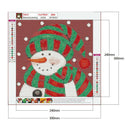 5D DIY Full Round Drill Diamond Painting Snowman Cross Stitch Art (LG336)