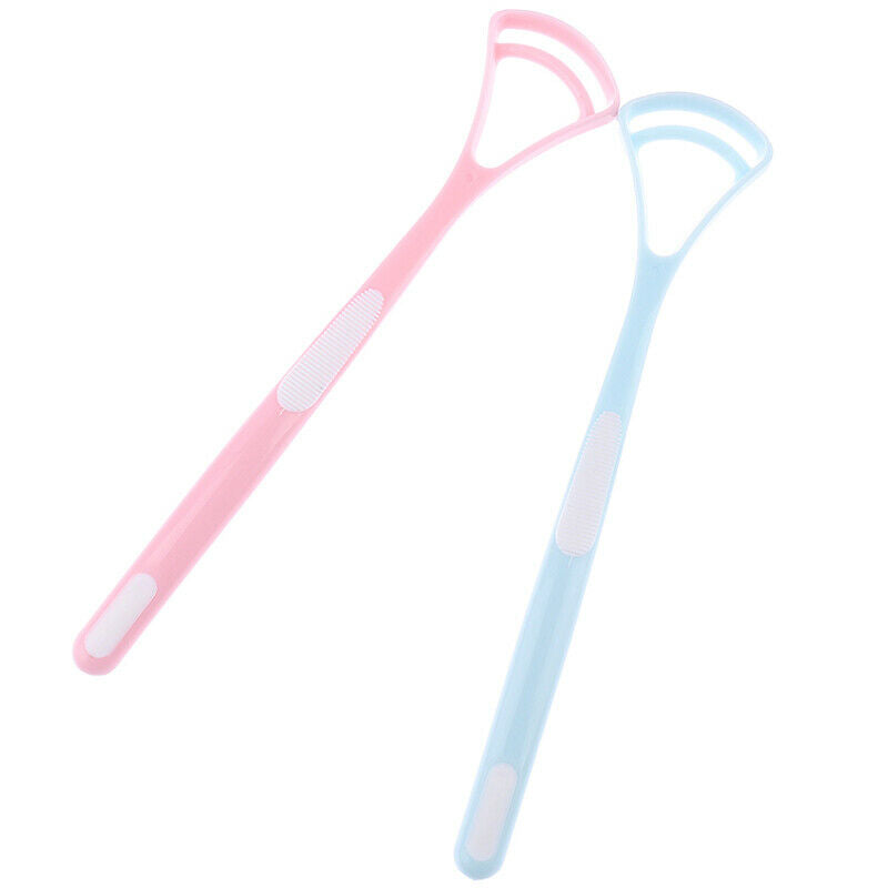 2PCS Tongue Cleaner Scraper Tongue Scraper For Kids Gentle Bacteria Clean S&+