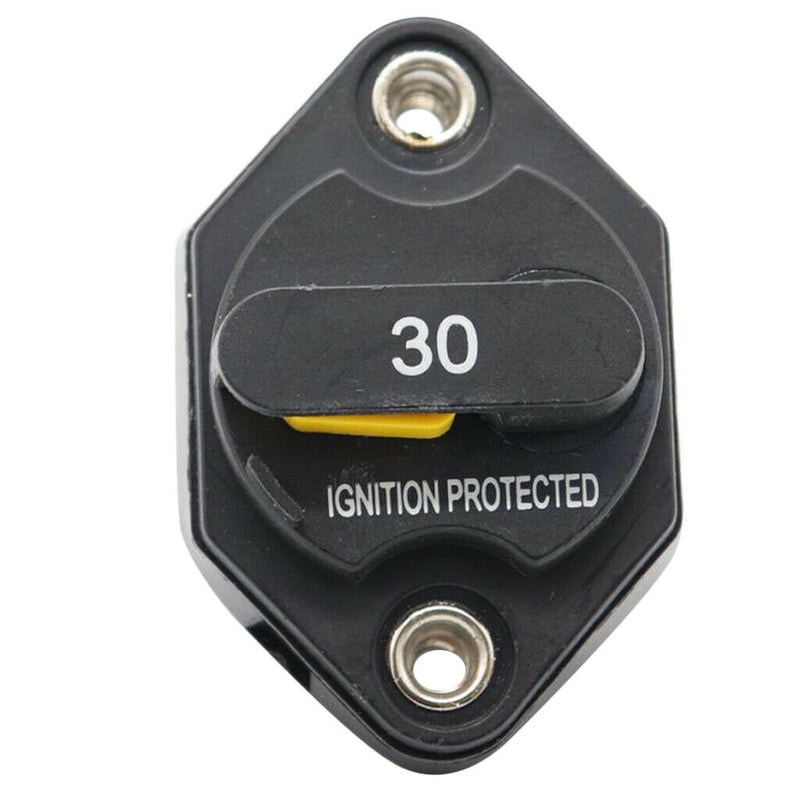 30A AMP Circuit Breaker Dual Battery Manual Reset IP67 W/proof 12V 32Volt