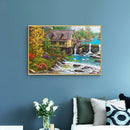 5D Full Drill Square Diamond Painting Cross Stitch Mosaic (F004 River) A