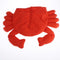 Adults Teens Fun Novelty Sea Animal Plush Soft Warm Hat Red  Party Cap