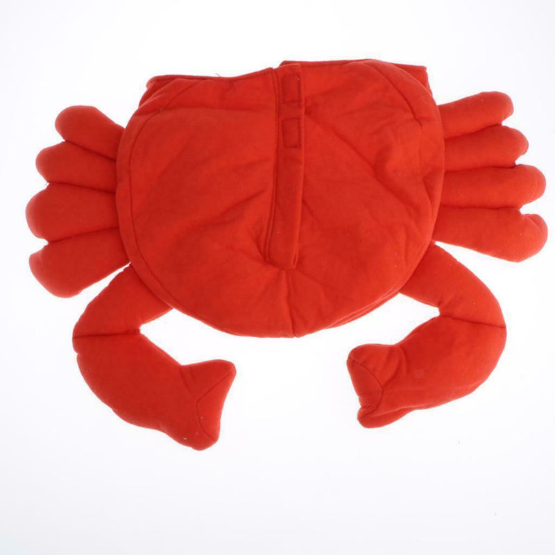 Adults Teens Fun Novelty Sea Animal Plush Soft Warm Hat Red  Party Cap