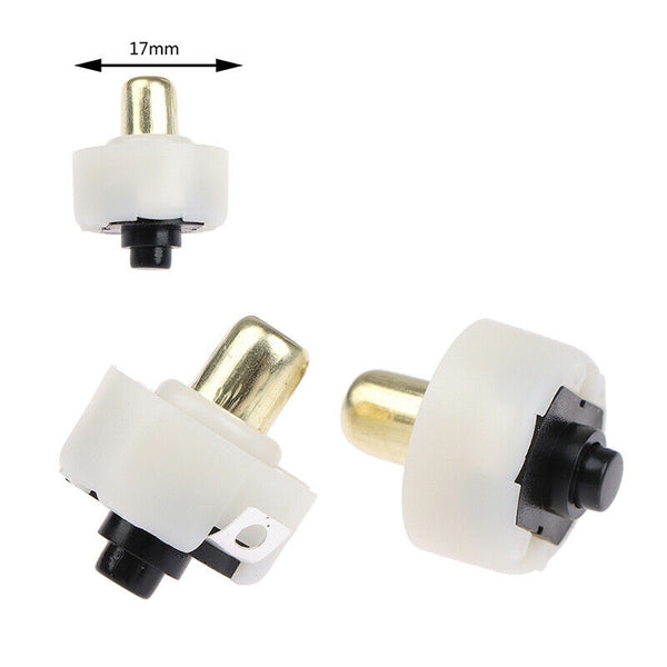 2Pcs 17mm LED Flashlight Push Button Switch ON/ OFF Electric Torch Tail SwS Hn
