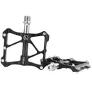 Road Mountain Bike Platform Pedals Flat Sealed Bearing 9/16 Inch Black