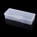 2X Plastic Nail Art Pen Brush Manicure Pedicure Tools Storage Box Container Case