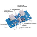 Dual Micro USB 3.7V to 5V 2A Boost Mobile Power Bank DIY Charger Step Up Boa Ew