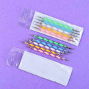 5Pcs Nail Art Dotting Pen Crystal Marbleizing Tool Kit Set Manicure Paintin B5H7