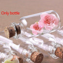 10pcs 7ml Clear Cork Bottle Vials For Wedding Holiday Decoration Christmas Gifts