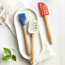 3x Silicone Dough Scraper Fondant Pastry Butter Cutter Cake Icing Kitchen Tool