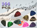 144 pcs Guitar Dial Clip Picks Box Boxes Fish Special Can Stick Paddle Accessory