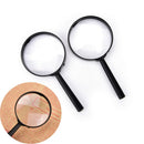 1Pcs Magnifier 60mm Handheld 5X Magnifying Glass Handheld Low Vision Reading FT