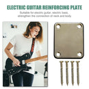 Guitar Neck Plate with Screws for Strat ST Electric Guitar Bass Accessories