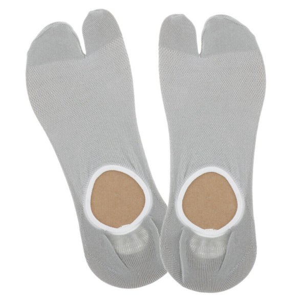 2 Pairs Male Cotton Split 2 Toe Flip-Flops Socks  Tabi Socks Sports Anklets