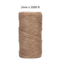 DIY Handmade Jute Rope 1000 Feet 2Mm 3 Ply Natural Jute Twine String Rolls