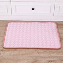 Pet Pad Summer Cooling Mat Dog Beds Mats Blue Pet Ice Pad Cool Cold Silk Mo B3W6