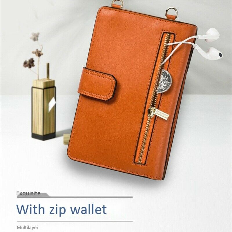 Mobile Phone Messenger Bag Shoulder Ladies Multi-Function Portable Wallet C Y7Z1