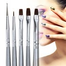 5pcs Nail Art Design Dotting Painting Drawing Pen Polish Brush Set