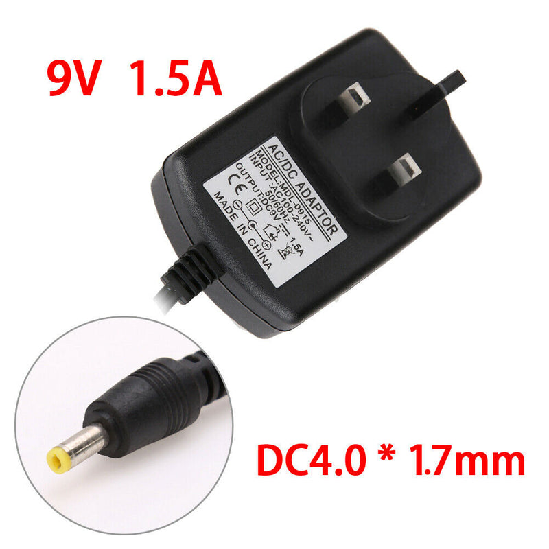 AC to DC 4.0mmx1.7mm 9V 1.5A Switching Power Supply Adapter