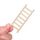 3 pcs Mini Ladder Wood Craft Micro Landscape Ornament Fairy Garden Miniatu%!