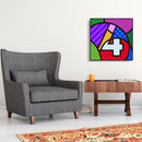 Abstract Numbers 5D Full Round Drill Diamond Painting Cross Stitch Mosaic