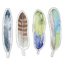 30Pcs/Pack Feather Design Paper Bookmark Book Marks Marker Label Kids Stationery