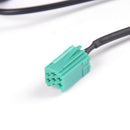 3.5mm Socket MP3 Aux Input Adapter Audio Cable For Renault Clio Meg ME