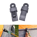 Awning Tarp Clamp Set Clips Hangers Survival Tent Emergency Grommet MO