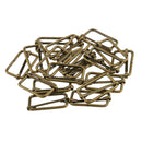 40 x Metal Leather Bag Strap Belt Web Adjust Tri-glide Buckle Slider 32x16mm