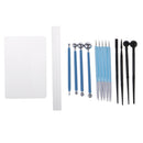 15 Pieces Mixed Clay Modeling Sculpting Pottery Tools Kit - 4 ball stylus + 5
