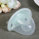 Anti-Dust Cover Baby Pacifier Flat Thumb Pattern Baby Nipples(Green)