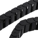 10 x 20mm 1M Open On Both Side Plastic Towline Cable Drag Chain R7P6
