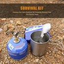 Camping Pocket Picnic Cooking Gas  Brass Stove Portable 3000w Mini Furnace
