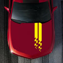 1 Pair Car Hood Cover Decorative Stickers Universal Auto Styling Decals Film