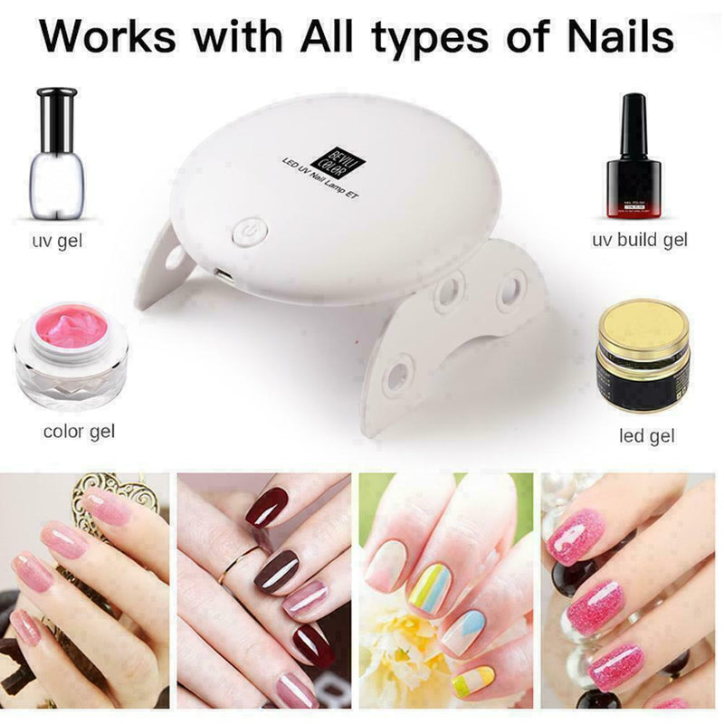 Nail Dryer LED Lamp UV Light For Nails Polish Gel Manicure Machine J9F4 Ele U9V3