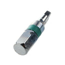 4 Pcs 1/4" Hex 25mm Length 2.3mm x 2.3mm Square Head Screwdriver Bits C5N2
