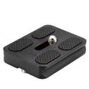 Black Metal PU-50 Universal Quick Release Plate Fits for Tripod Ballhead M7A8