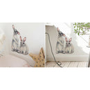 Animal Rabbit Painting Wall Stickers For Room Wall Decals Home Nordic Decora Gw