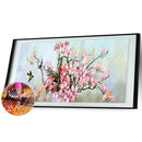 Diamond Painting Birds on Flower Tree Full Round Drill Wall Picture 80x30cm