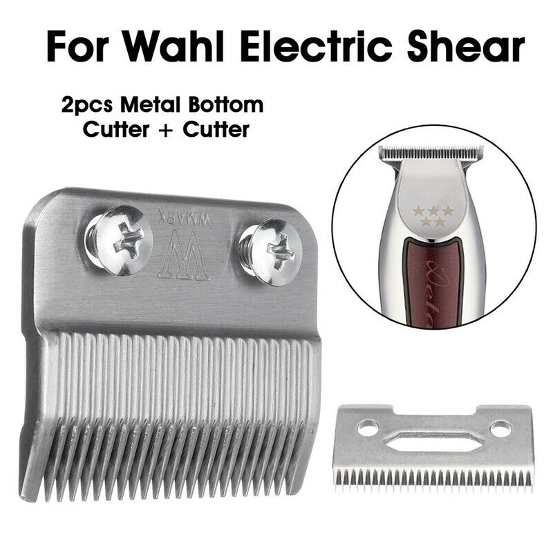 Replace Cutter Head Metal Bottom Clipper Blade for Wahl Electric Shaver-Sil Y3H9