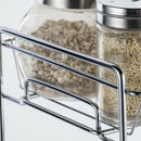 Two Layers Stainless Steel Detachable Storage Shelf Rack Home Kitchen Seaso