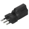250V 10A Three Round Pin Extension Plug Embedded Plug Male to 5-15R Female