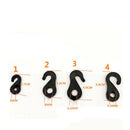 10Pcs/set Fasten Hook for Tent Awning Tie Rope Bungee Cord End 2.7cm for sport