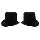 2x Christmas Tall Cap Magician Party Playing Magic Tricks Jazz Hats Illusion